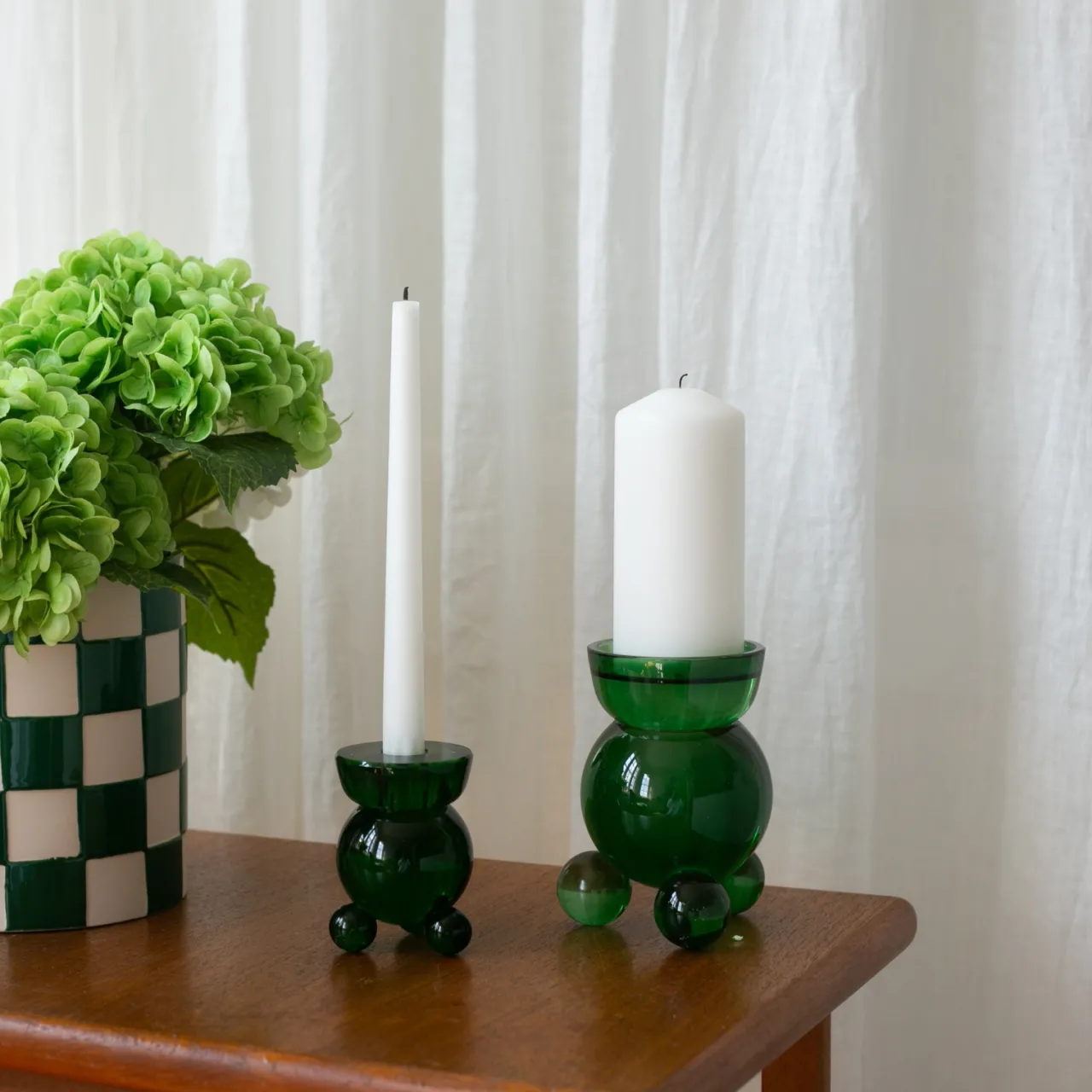 Discount Ljusstake DT Kulan L Grön Ljusstakar & Lyktor|Novent