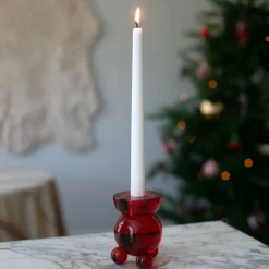 Hot Ljusstake DT Kulan S  Röd Ljusstakar & Lyktor|Novent