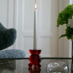 Hot Ljusstake DT Kulan S  Röd Ljusstakar & Lyktor|Novent