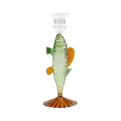 Ljusstake Fish Grön Ljusstakar & Lyktor