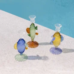 Ljusstake Fish  Grön Ljusstakar & Lyktor