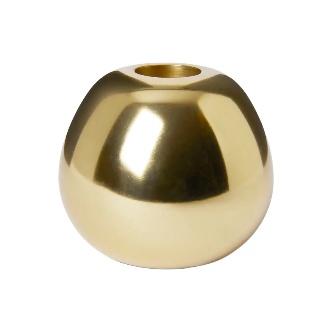 New Ljusstake Mano rund Guld Ljusstakar & Lyktor|Julfavoriter