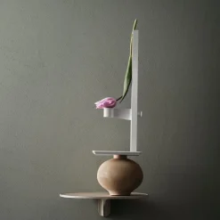 Ljusstake Museum 40x15x13cm Vit String Museum