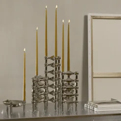 Clearance Ljusstake 3 pack Krom Ljusstakar & Lyktor|Julklappstips