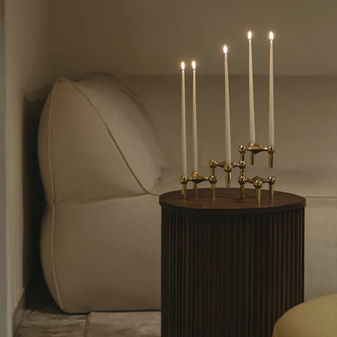 Ljusstake Singel Mässing Ljusstakar & Lyktor|Julklappstips