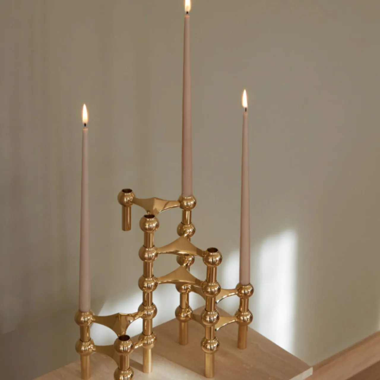 Ljusstake Singel Mässing Ljusstakar & Lyktor|Julklappstips