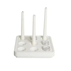 New Ljusstake Stumpastaken Small Jubileum Vit Ljusstakar & Lyktor|Novent