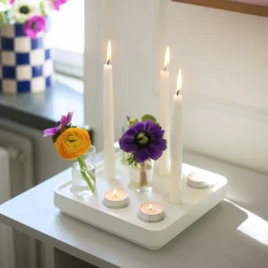 New Ljusstake Stumpastaken Small Jubileum Vit Ljusstakar & Lyktor|Novent