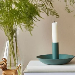 New Ljusstake The Water Lily 15 cm Forrest green Ljusstakar & Lyktor