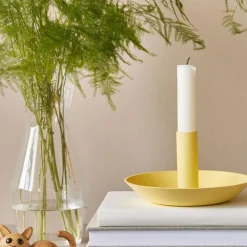 Sale Ljusstake The Water Lily 15 cm Gul Ljusstakar & Lyktor