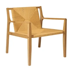 New Loungefåtölj m flätad sits Alma Ek Sommarfavoriter|Novent