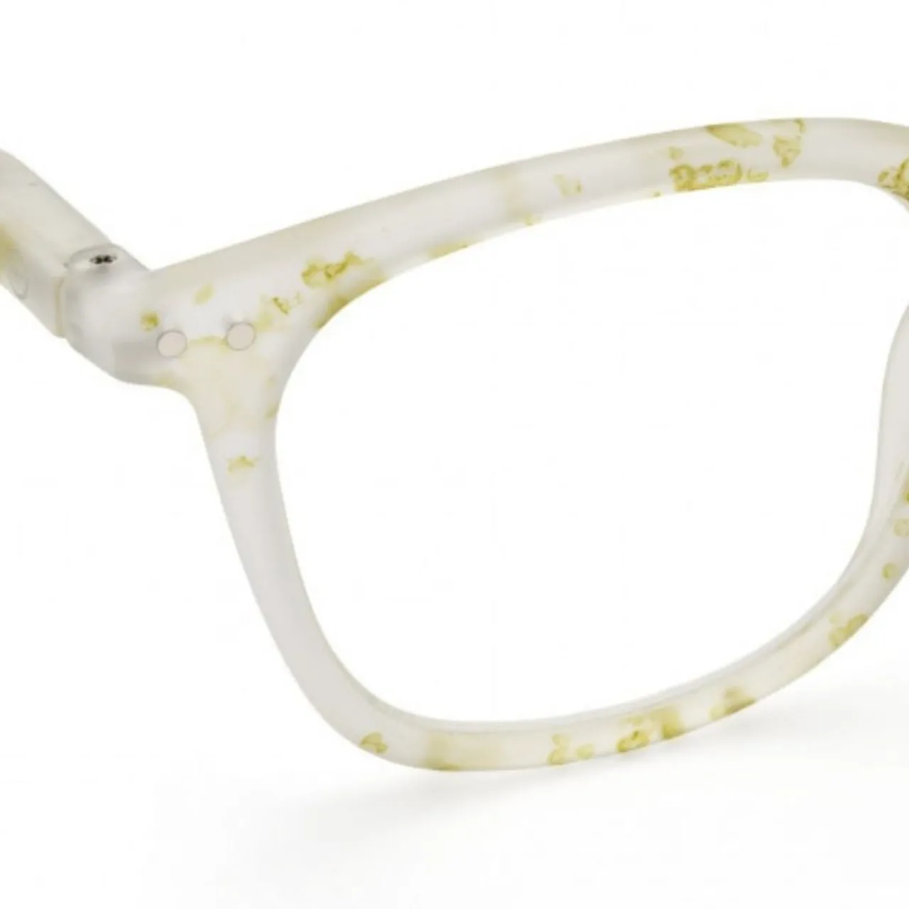 Outlet Läsglasögon #E Oily White +1 Läsglasögon