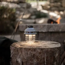 Lykta Becon vit Utebelysning|Uppladdningsbara Lampor