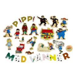 Discount Magnetbokstäver + Figurer Pippi Barn Leksaker|Pippi Leksaker