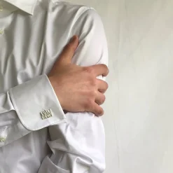 Sale Manchettknapp Solid Silver Broscher|Smycken Herr