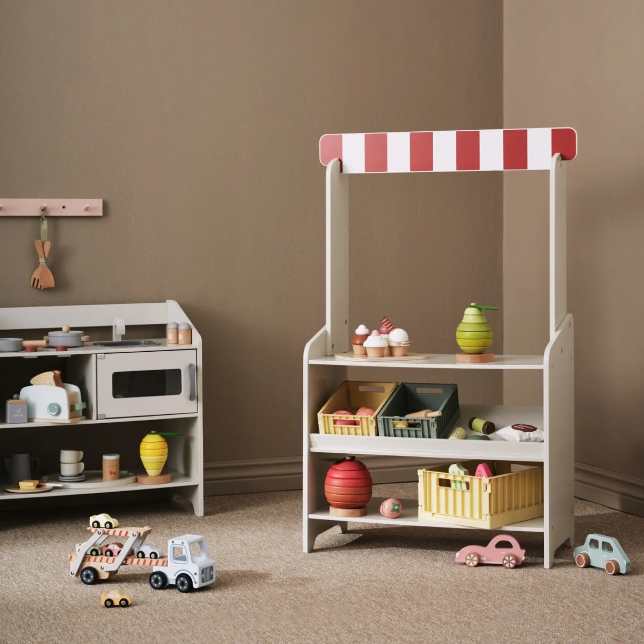 Online Marknadsstånd Annika Vit Barn Leksaker|Barnrum