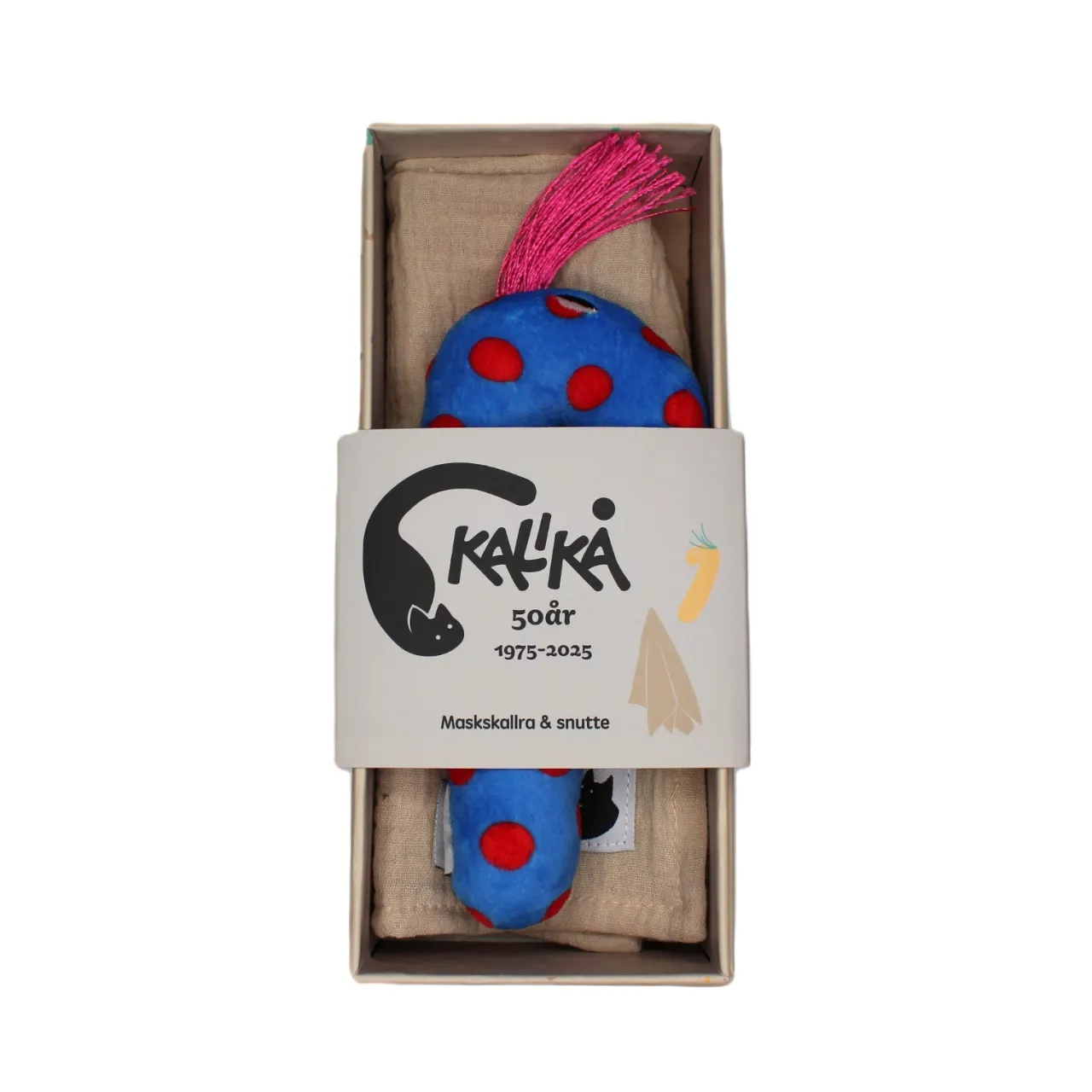 Sale Maskskallra och Snutte Blå med röda prickar Barn Leksaker