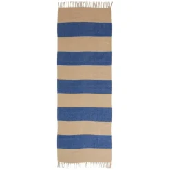 Matta Sam 70x200cm Beige/blå Mattor|Sommarfavoriter