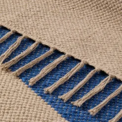 Matta Sam 70x200cm Beige/blå Mattor|Sommarfavoriter