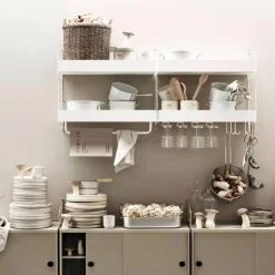 Outlet Metallhyllplan Hög 58x30 String Hyllplan|Hyllsystem