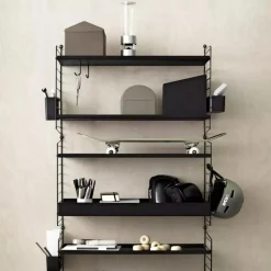 Outlet Metallhyllplan Hög 58x30 String Hyllplan|Hyllsystem