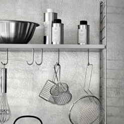 Metallhyllplan Hög 78x30 String Hyllplan|Hyllsystem