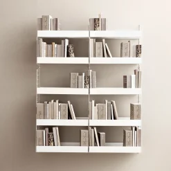 Best Metallhyllplan Hög 58x20 vit String Hyllplan