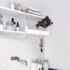 Best Metallhyllplan Hög 58x20 vit String Hyllplan