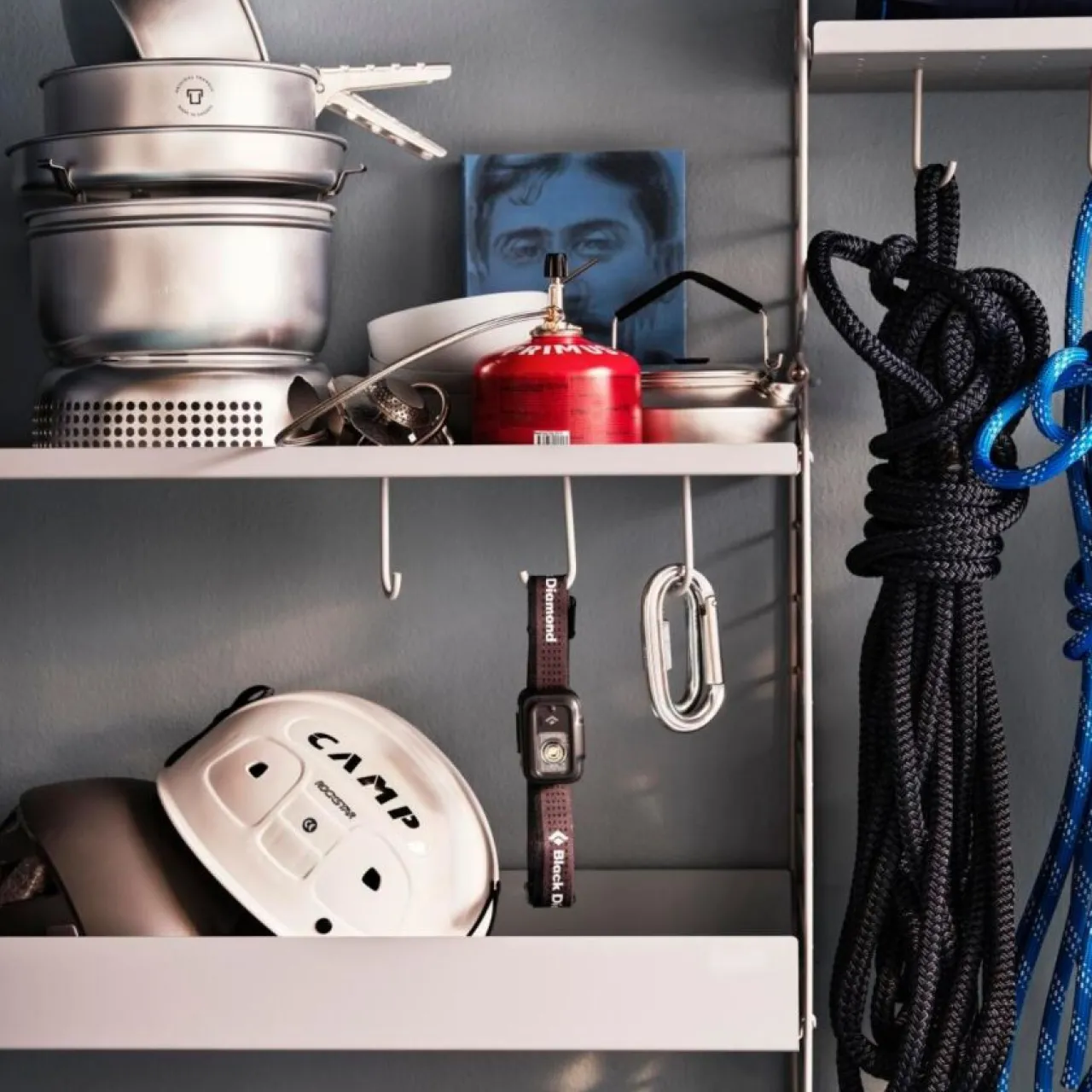 Sale Metallhyllplan Låg 58x20 String Hyllplan