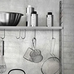 Hot Metallhyllplan Låg 58x30 String Hyllplan|Hyllsystem