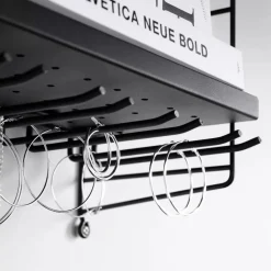 Sale Metallhyllplan Låg 78x20 svart String Hyllplan