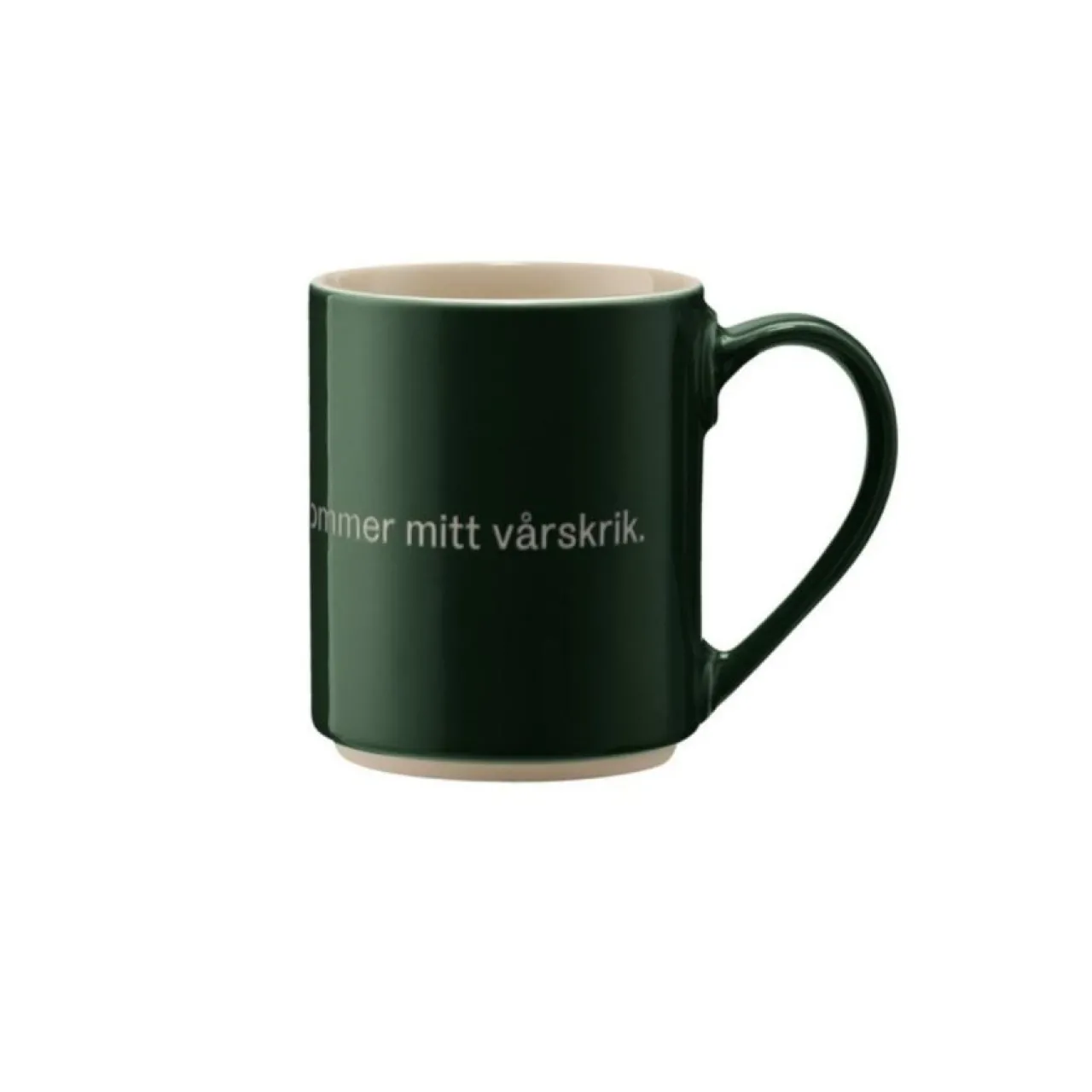 Outlet Mugg Astrid Håll för öronen grön Tekoppar|Kaffekoppar