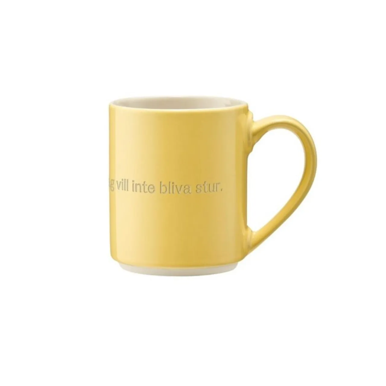 Hot Mugg Astrid Krumelur gul Tekoppar|Kaffekoppar