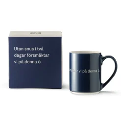 Clearance Mugg Astrid Snus blåsvart Tekoppar|Kaffekoppar