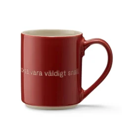 Mugg Astrid Stark röd Tekoppar|Kaffekoppar