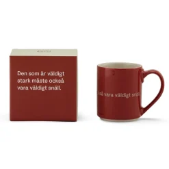 Mugg Astrid Stark röd Tekoppar|Kaffekoppar