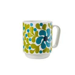 Mugg Birds 1967 Nr.7 Blå/Grön Tekoppar|Kaffekoppar