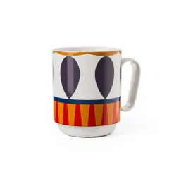 Discount Mugg Birds 1967 Nr.1 Rosa/Gul Tekoppar|Kaffekoppar
