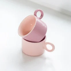 Hot Mugg Chiquito 2-Pack Rosa Tekoppar|Kaffekoppar