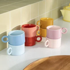 Hot Mugg Chiquito 2-Pack Rosa Tekoppar|Kaffekoppar