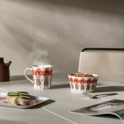 Hot Mugg m öra Vallmo 40 cl Tekoppar|Kaffekoppar