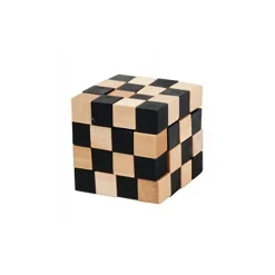 Hot Ormkub svart/natur Barn Leksaker|Pussel