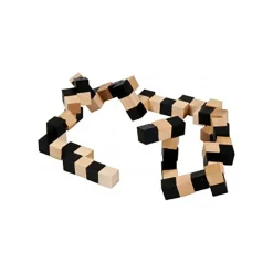 Hot Ormkub svart/natur Barn Leksaker|Pussel