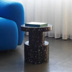 Discount Pall / Sidebord Bit Svart Sängbord|Sidobord