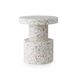 Outlet Pall / Sidebord Bit Vit Sidobord|Utemöbler