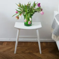 Clearance Pall Emil helvit Sängbord|Pallar