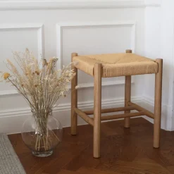 Online Pall med flätad sits ALMA Pallar