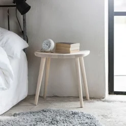 Outlet Pall Palle björk Sängbord|Pallar