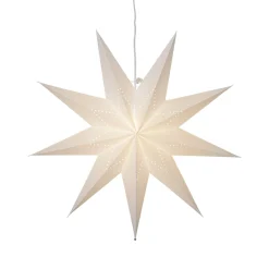 New Pappers stjärna Lysa 60cm vit Julbelysning|Novent