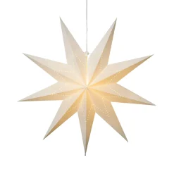 Sale Pappers stjärna Lysa 80cm vit Julbelysning|Novent